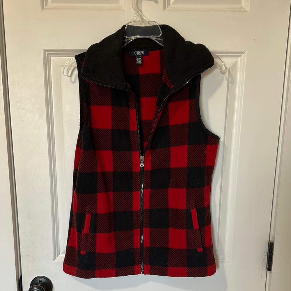 Chaps fleece vest